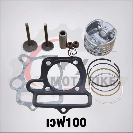 ฝาสูบเวฟ100/100S 2005 วาล์ว27/23 ใส่ลูก53-56มิล #เวฟ100#ฝาสูบ