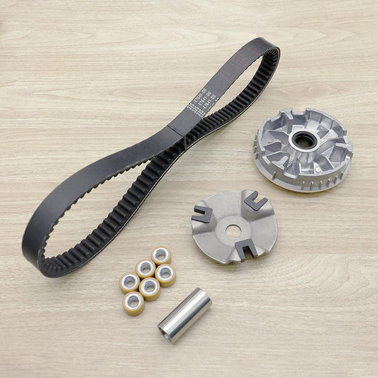 ล้อขับหน้า Mio125 สายพาน Mio125i ชุดชามหน้า Nouvo135/Nouvo Elegance เม็ดตุ้ม ครบชุด ชามใส่เม็ดเดิม