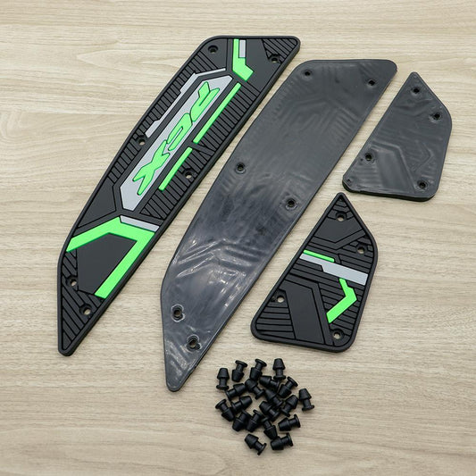 แผ่นยางรองพักเท้า PCX160 ปี2025-2026 แผ่นรองเหยียบ แผ่นรองพักเท้า พรม พื้น เสื่อ แผ่นยางวางเท้า สีเขียว