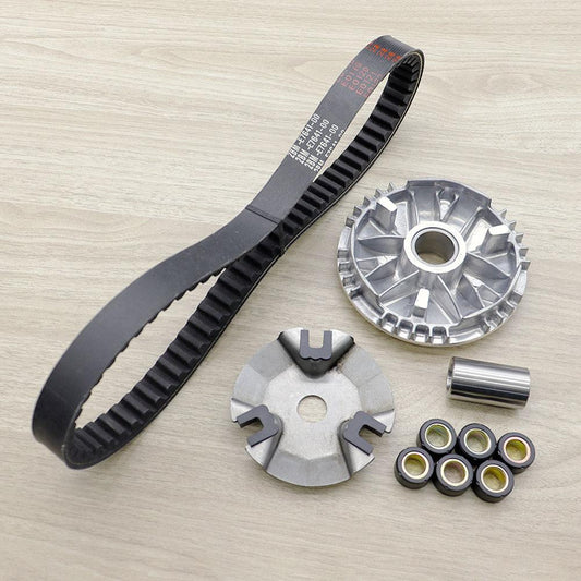 ล้อขับหน้า GT125 สายพาน Fino115i ชุดชามหน้า เม็ดตุ้ม ครบชุด ชามใส่เม็ดเดิม